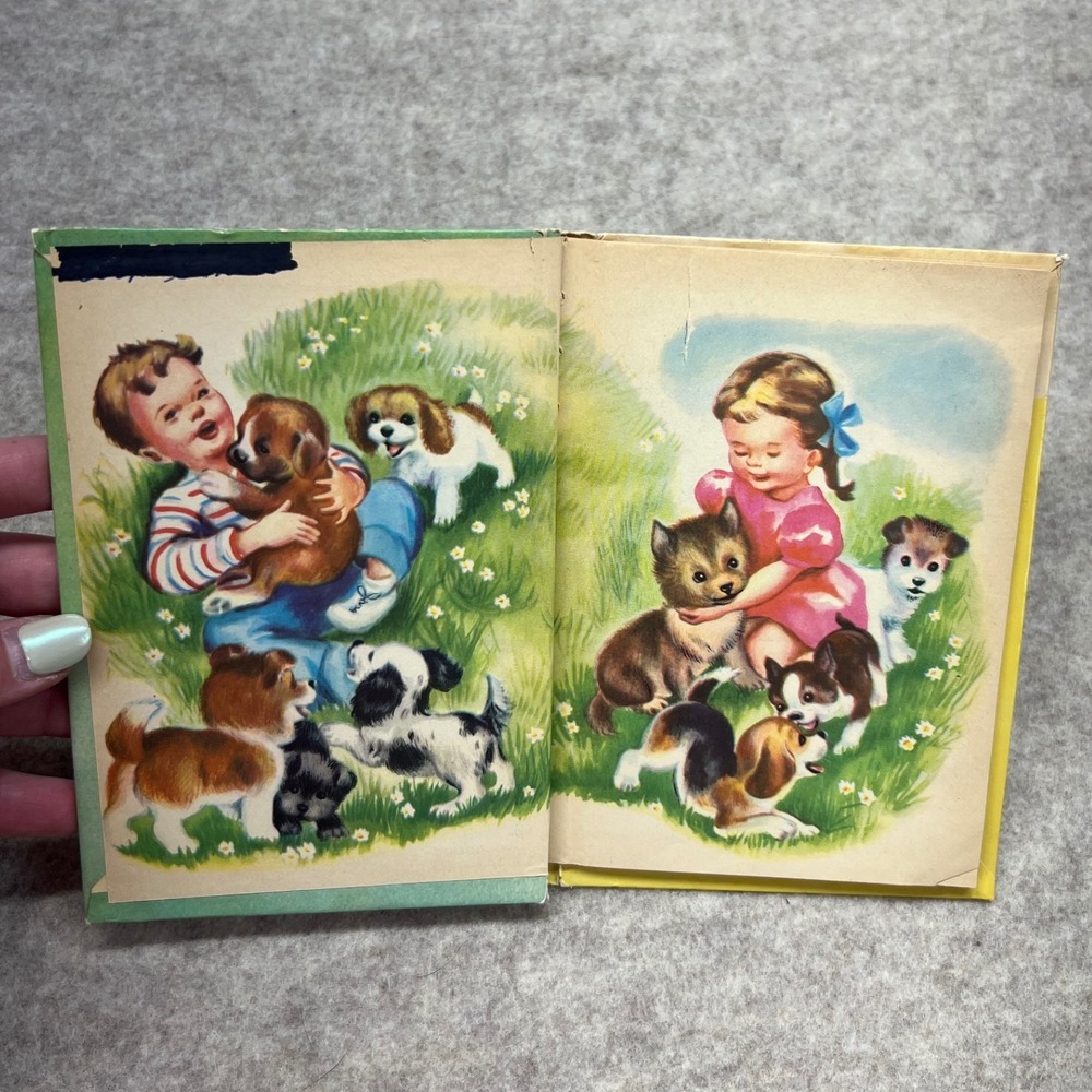 Rand McNally Puppies Junior Elf Book Kids Vintage 1952 8037 - Picture 7 of 7